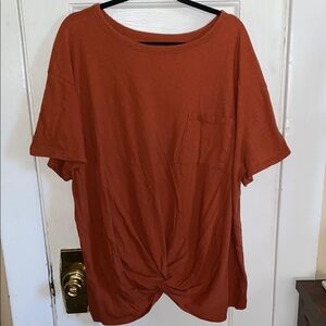 Universal Thread Knotted T-Shirt Size 4X